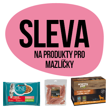 Slevy na produkty pro psy a kočky